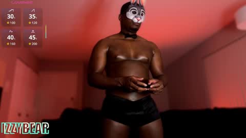 Snapshot of izzybear_ chatting on October 31, 5:30 am IzzyBear online show from October 31, 5:30 am