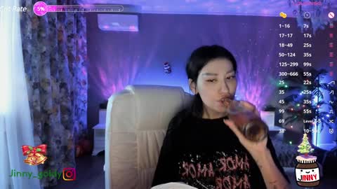 Snapshot of jinny_gold chatting on January 4, 2:35 am MY NEW INSTA jinny goldy online show from January 4, 2:35 am
