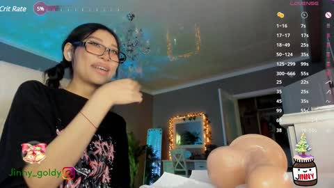 Snapshot of jinny_gold chatting on January 7, 10:11 am MY NEW INSTA jinny goldy online show from January 7, 10:11 am