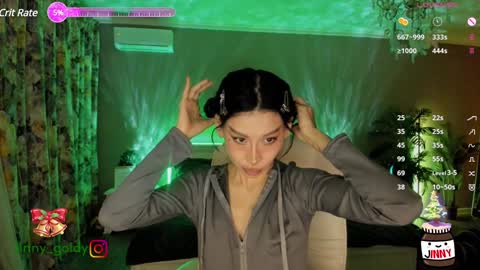Snapshot of jinny_gold chatting on January 7, 3:33 pm MY NEW INSTA jinny goldy online show from January 7, 3:33 pm
