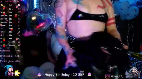 Snapshot of jinx_25 chatting on September 11, 2:11 am Jinx online show from September 11, 2:11 am