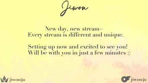 Snapshot of jiwon4u chatting on January 5, 7:07 am Jiwon online show from January 5, 7:07 am