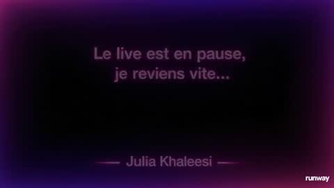 Julia Khaleesii online show from June 9, 6:08 pm