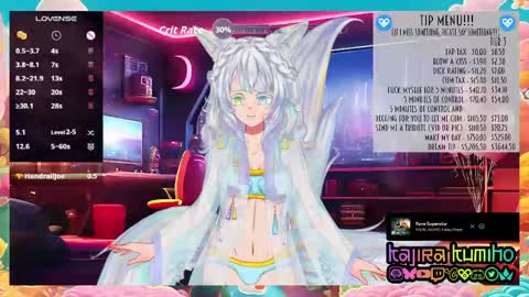Snapshot of kajira_kumiho chatting on April 12, 12:15 am kaji 3 online show from April 12, 12:15 am
