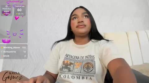 Snapshot of kayna_gomez chatting on September 18, 7:38 pm Kayna online show from September 18, 7:38 pm