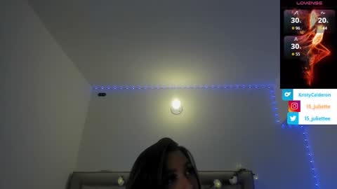 Snapshot of kristy_calderon chatting on October 21, 10:43 pm Juliette online show from October 21, 10:43 pm