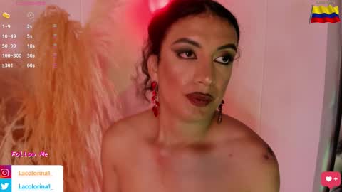 Snapshot of lacolorina_ chatting on November 7, 9:09 am Colorina online show from November 7, 9:09 am