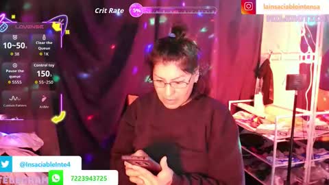 lainsaciableintensa online show from October 22, 2:56 am