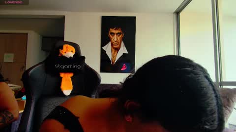 Snapshot of latin_couple77 chatting on March 9, 12:09 pm Sara y Andy online show from March 9, 12:09 pm