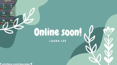 Snapshot of laura_lee chatting on October 4, 1:25 am Laura Lee. online show from October 4, 1:25 am