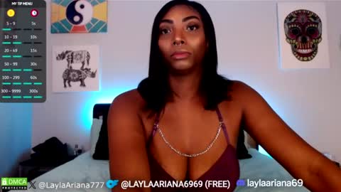 Snapshot of laylaariana69 chatting on June 27, 3:22 am LaylaAriana online show from June 27, 3:22 am