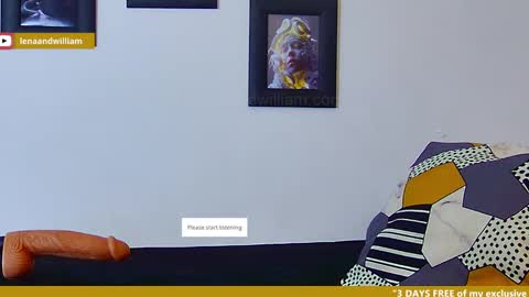 Lenaandwilliam online show from February 1, 7:02 pm