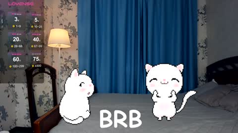 Hey hey our name is Mia  Elfy Lovense is active time to play   PVT IS OPEN  online show from January 19, 1:12 pm