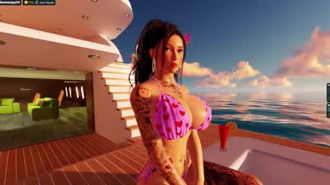 Snapshot of leona_squirt chatting on February 1, 1:37 am Leona online show from February 1, 1:37 am