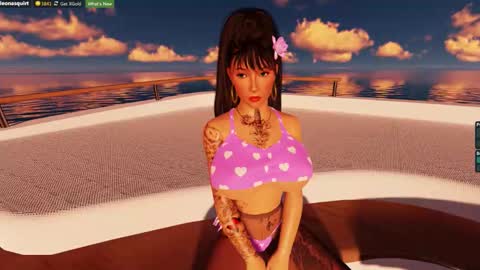 Snapshot of leona_squirt chatting on February 15, 1:02 am Leona online show from February 15, 1:02 am