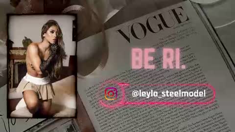 INSTA leylasteel model         online show from June 23, 11:52 am