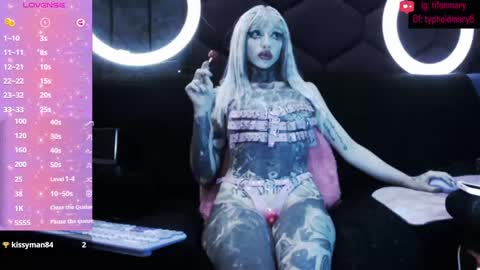 Snapshot of lilithlevis chatting on September 23, 5:43 am Tifon Mary - Indepent model online show from September 23, 5:43 am