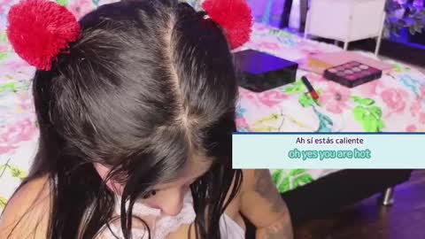 Snapshot of linoshka_1 chatting on February 12, 8:18 pm Luciana online show from February 12, 8:18 pm