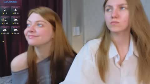 Snapshot of lisanelsona chatting on March 12, 12:04 pm Hello our names are Kate and Alice this is our first day here. online show from March 12, 12:04 pm