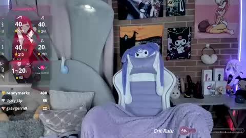 Snapshot of lolaa_bunnyy chatting on February 23, 8:28 am Lola Bunny online show from February 23, 8:28 am