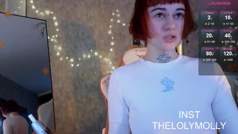 Snapshot of lolymolli chatting on December 4, 11:08 am Molli online show from December 4, 11:08 am