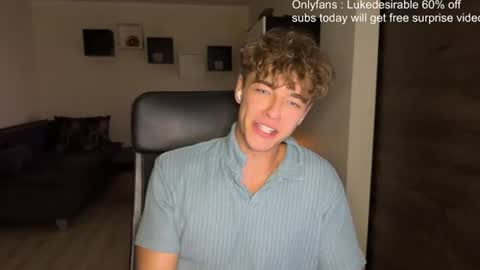 Snapshot of lukedesirable chatting on July 21, 7:38 pm lukedesirable online show from July 21, 7:38 pm