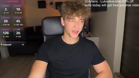 Snapshot of lukedesirable chatting on July 27, 7:10 pm lukedesirable online show from July 27, 7:10 pm