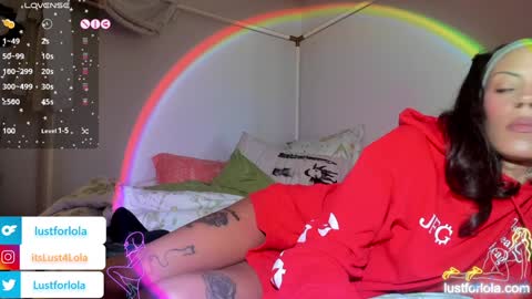 Snapshot of lustforlola chatting on December 5, 3:04 am LOLA online show from December 5, 3:04 am