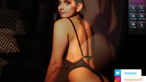 Snapshot of malejadiaz_ chatting on February 4, 6:38 pm Maleja Diaz online show from February 4, 6:38 pm