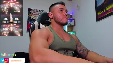 Snapshot of marco_diaz1 chatting on January 4, 12:16 am Marco Diaz online show from January 4, 12:16 am
