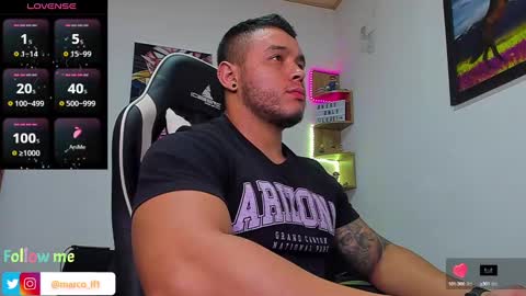 Snapshot of marco_diaz1 chatting on January 12, 1:53 am Marco Diaz online show from January 12, 1:53 am