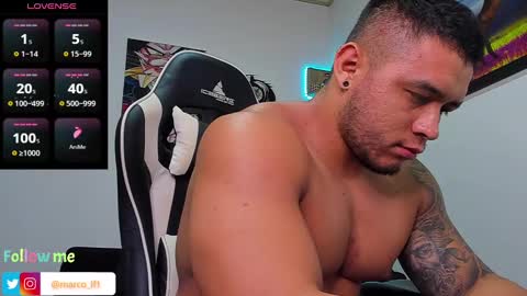 Snapshot of marco_diaz1 chatting on February 14, 12:30 am Marco Diaz online show from February 14, 12:30 am