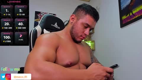 Snapshot of marco_diaz1 chatting on February 21, 1:33 am Marco Diaz online show from February 21, 1:33 am