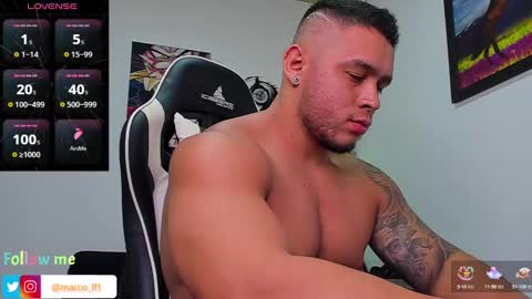 Snapshot of marco_diaz1 chatting on February 26, 9:37 pm Marco Diaz online show from February 26, 9:37 pm