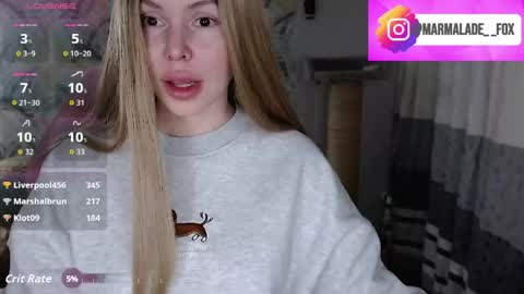 Marmalade Fox online show from March 15, 11:49 am