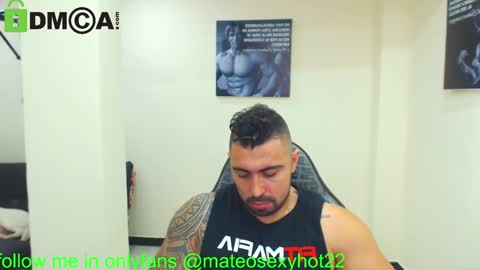 Snapshot of mateosexyhot22 chatting on January 29, 12:01 am Mateo online show from January 29, 12:01 am