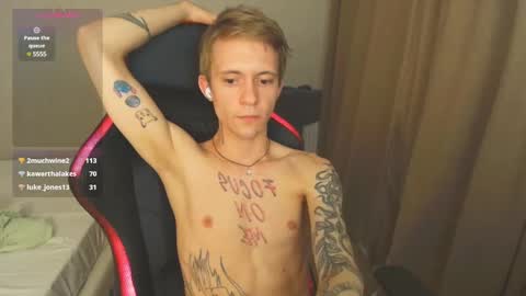 Max Gen with tats 24years  And Ethan without tats 20 years online show from March 3, 5:39 pm