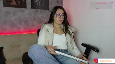 Snapshot of megan_bluee_ chatting on June 29, 4:08 am Megan Bluee online show from June 29, 4:08 am