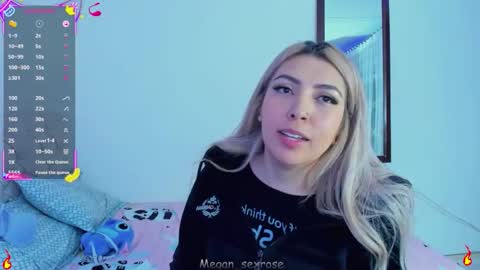Snapshot of megan_sexrose chatting on February 6, 5:12 am Megan rose online show from February 6, 5:12 am