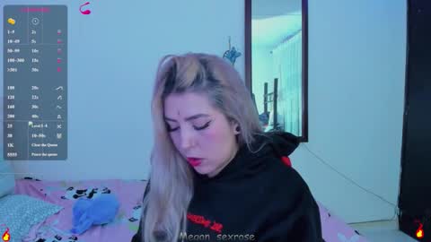 Snapshot of megan_sexrose chatting on February 11, 1:21 am Megan rose online show from February 11, 1:21 am