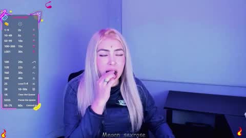 Snapshot of megan_sexrose chatting on March 11, 1:22 am Megan rose online show from March 11, 1:22 am