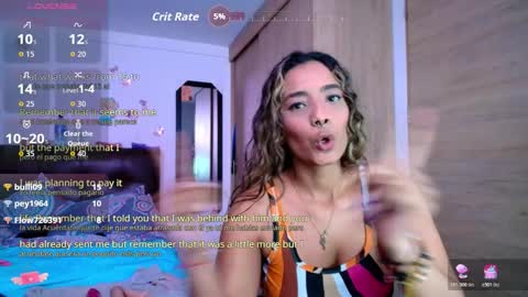 Snapshot of meganadriels96 chatting on November 7, 12:32 am M E G A N online show from November 7, 12:32 am