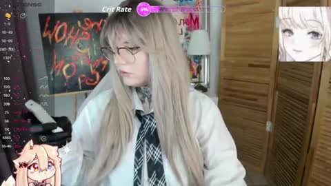 Snapshot of mekurisu chatting on June 28, 1:22 am mekurisu online show from June 28, 1:22 am