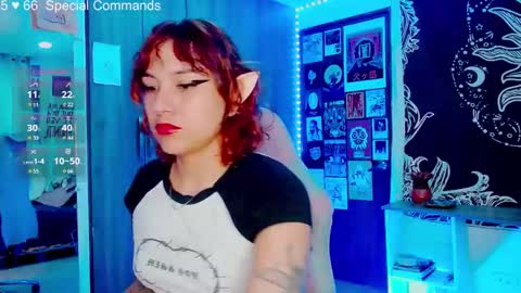 Snapshot of mel_dahlia chatting on January 13, 12:41 am Melissa - - Please help me to reach 100 thumbs up online show from January 13, 12:41 am