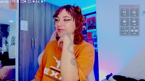 Snapshot of mel_dahlia chatting on January 21, 8:00 pm Melissa - - Please help me to reach 100 thumbs up online show from January 21, 8:00 pm