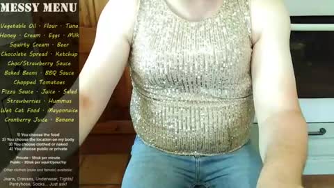 Snapshot of messyxdresser chatting on July 7, 7:45 am messyxdresser online show from July 7, 7:45 am
