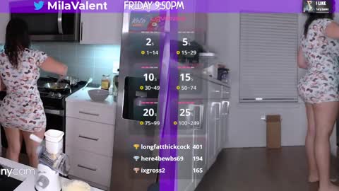 Mila Valentina online show from February 22, 2:50 am