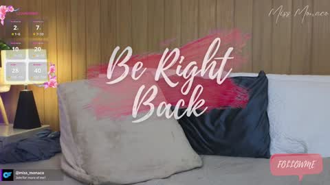 Snapshot of missmonaco chatting on January 23, 2:12 am Emma Rivera online show from January 23, 2:12 am