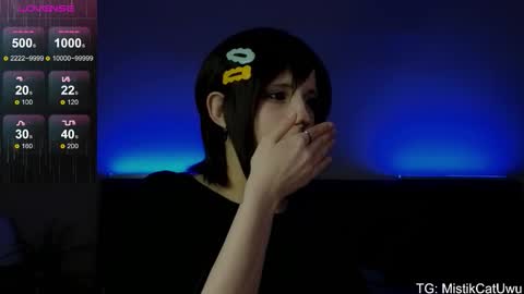 Snapshot of mistikcat chatting on March 4, 2:45 pm mistikcat online show from March 4, 2:45 pm