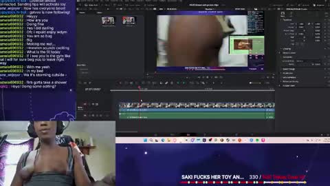 SakiWuff online show from April 14, 8:48 pm